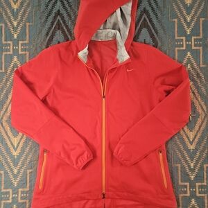 Red Nike‎ Hooded Jacket